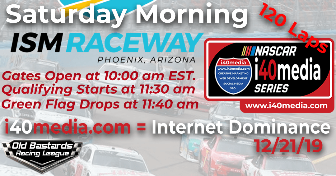 Week #5 i40media Grand Nationals Series Race at ISM Phoenix – 12/21/19 Saturday Mornings